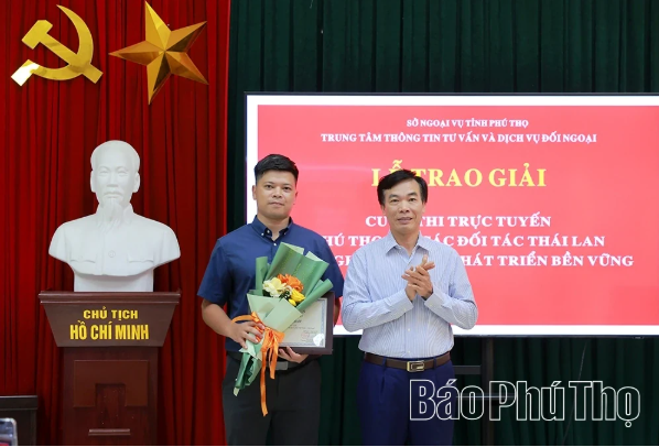 Phu Tho awards online competition on cooperative relations with Thailand