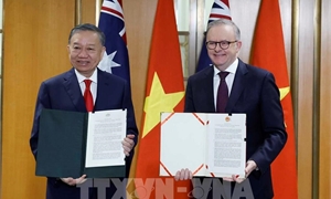 Tuyên bố chung về làm sâu sắc quan hệ đối tác chiến lược toàn diện Việt Nam - Australia