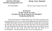 Kế hoạch Tổ chức Cuộc thi trực tuyến “Tìm hiểu Luật Tiếp cận thông tin số 01/2026/QH16” trên địa bàn tỉnh Phú Thọ