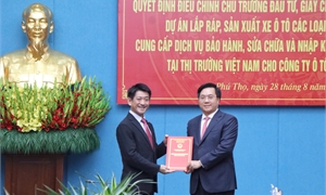 Toyota Việt Nam đầu tư dự án hiện đại hóa nhà máy tại Phú Thọ quy mô hơn 280 triệu USD