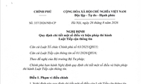 Nghị định số 337/2026/NĐ-CP ngày 26/8/2026 của Chính phủ quy định chi tiết một số điều và biện pháp thi hành Luật Tiếp cận thông tin.