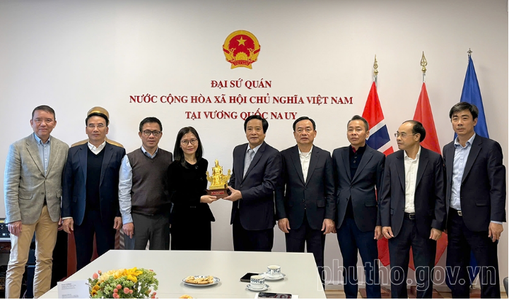 Phú Thọ mong muốn tăng cường kết nối, xúc tiến hợp tác đầu tư với Na Uy