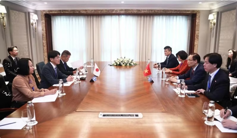 Foreign Minister receives Japanese officials in Hue