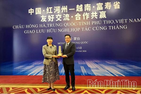 Promoting substantive and effective cooperation between Phu Tho Province and Honghe Prefecture (China)