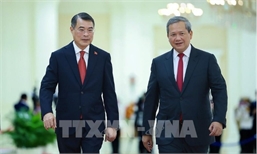Thủ tướng Lê Minh Hưng hội đàm với Thủ tướng Campuchia Hun Manet
