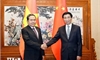 Chủ tịch Quốc hội Trần Thanh Mẫn hội kiến Chủ tịch Chính hiệp Toàn quốc Trung Quốc Vương Hộ Ninh